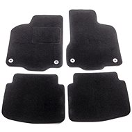 ACI textile carpets for VW POLO 99-01 black (for round clips) set of 4 pcs - Car Mats