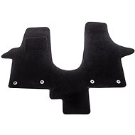 ACI textile carpets for VW TRANSPORTER 03-09 black (for oval clips) (2 seats, 1 pc) - Car Mats