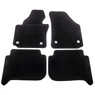 ACI textile carpets for VW TOURAN 03-06 black (for round clips) set of 4 pcs - Car Mats