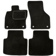 ACI textile carpets for ŠKODA SUPERB 15- black (for round clips) set of 4 pcs - Car Mats