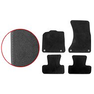 ACI textile carpets for AUDI Q5 08-12 EXCLUSIVE (for round clips) set of 4 pcs - Car Mats