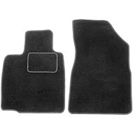 ACI textile carpets for DACIA Logan 08-12 black (set of 2 pcs) - Car Mats