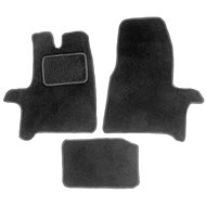 ACI textile carpets for FORD Transit 14- black (2 seats, set of 3) - Car Mats