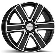 DEZENT TJ dark 8x16 (Front face black + black) - Aluminum Wheel