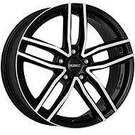 DEZENT TR black/left puppy 7x17 (black/polished) - Aluminum Wheel