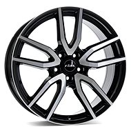 RIAL Torino 8x19 (black and silver) - Aluminum Wheel
