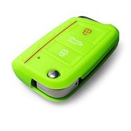 Protective silicone key case for VW/Seat/Skoda newer generation, with ejector key, colour - Car Key Case