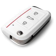 Ochranné silikónové puzdro na kľúč na VW/Seat/Škoda novšia generácia, s vystreľovacím kľúčom, farb - Obal na kľúče od auta