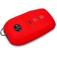 Protective silicone key case for Toyota, colour red - Car Key Case