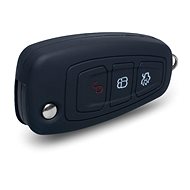 Protective silicone key case for Ford with ejector key, black - Car Key Case