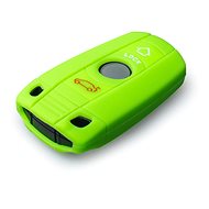 Protective silicone key case for BMW, green - Car Key Case