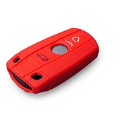 Protective silicone key case for BMW, colour: red - Car Key Case
