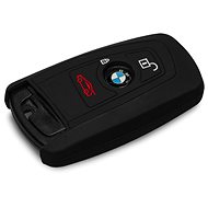 Protective silicone key case for BMW newer models, colour black - Car Key Case
