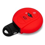Protective Silicone Key Case for Mini, Red Colour - Car Key Case