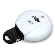 Protective silicone key case for Mini, white - Car Key Case