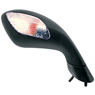 Q-TECH rear view mirror with flasher (thread pitch 46 mm), P - Motorbike Mirror