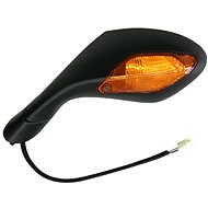 Q-TECH visszapillantó tükör villogóval (menetemelkedés 46 mm), L - Motor tükör