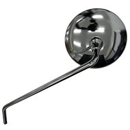 Q-TECH rear-view mirror chrome (pin diameter 10 mm, glass diameter 124 mm) Q-TECH, L - Motorbike Mirror