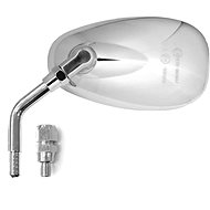 Q-TECH rear view mirror chrome (right hand thread M10) (chrome), L=P - Motorbike Mirror