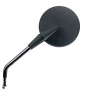 Q-TECH plastic rear view mirror (right hand thread M8, glass diameter 120 mm), L=P - Motorbike Mirror