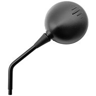 Q-TECH plastic rear view mirror (without thread, mandrel diameter 10 mm, glass diameter 105 mm), L=P - Motorbike Mirror
