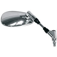 Q-TECH rear-view mirror chrome (thread left M10), P - Motorbike Mirror