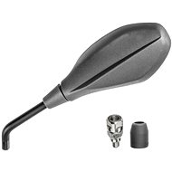 Q-TECH plastic rear view mirror BMW (thread right M10), L - Motorbike Mirror