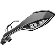 Q-TECH plastic rear view mirror Yamaha (screw hole pitch 28 mm), L - Motorbike Mirror