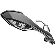 Q-TECH plastic rear view mirror Yamaha (screw hole pitch 28 mm), P - Motorbike Mirror
