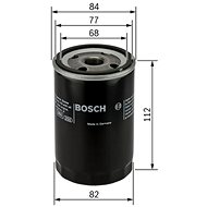 BOSCH Oil filter 0 451 103 266 - Oil Filter