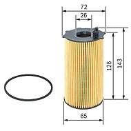 BOSCH Oil filter F 026 407 207 - Oil Filter