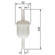 BOSCH Fuel filter 0 450 904 163 - Fuel Filter