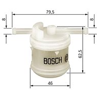 BOSCH Fuel filter 0 986 450 117 - Fuel Filter