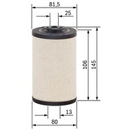 BOSCH Fuel filter 1 457 431 326 - Fuel Filter