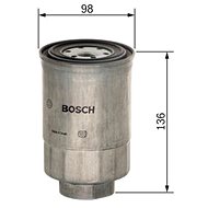 BOSCH Fuel filter F 026 402 831 - Fuel Filter