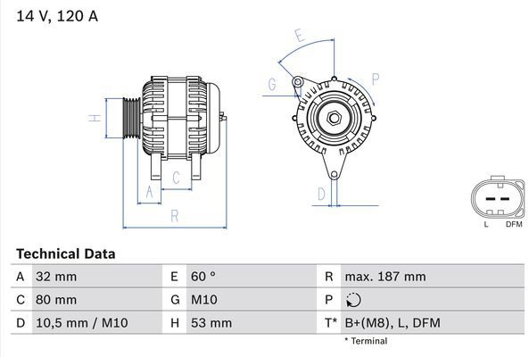 BOSCH Vzduchový filtr 1 457 433 590 - Vzduchový filtr