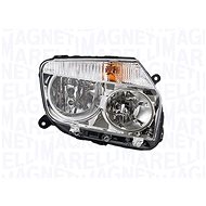MAGNETI MARELLI DACIA Duster 10-headlight H7+H1 (cable operated) chrome frame (4x2 version) (p - Front Headlight
