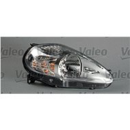 VALEO FIAT Grande Punto 05-08 headlight H4 (electrically operated + motor) chrome P - Front Headlight
