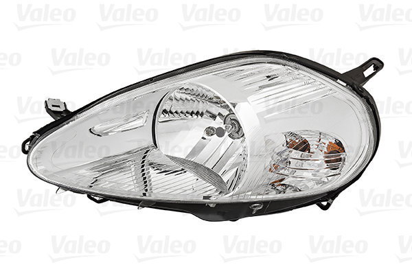 VALEO FIAT Grande Punto 08- headlight H4 (electrically operated + motor) chrome, L - Front Headlight