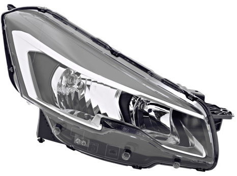 VALEO PEUGEOT 508, 14- headlight H7+H7, P - Front Headlight