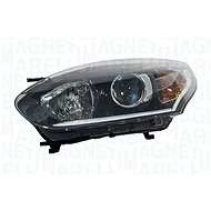 MAGNETI MARELLI RENAULT Mégane 14- headlight H7+H7 black, with white decorative strip (pre-productio - Front Headlight
