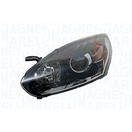 MAGNETI MARELLI RENAULT Mégane 14-15 front light H7+H7 (with motor) black, with chrome decorative st - Front Headlight