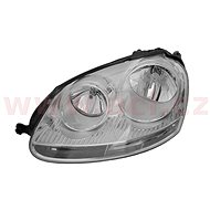 HELLA VW GOLF 03- 5/04- front light H7+H7 chrome (E. O. ), L - Front Headlight