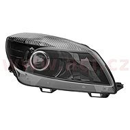 HELLA ŠKODA FABIA 10-headlight H7+H7 black (electrically operated, 7pin. connector) only Monte Carlo - Front Headlight