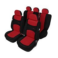 SIXTOL SPORT LINE+Standard, red and black - 3-year warranty - Car Seat Covers