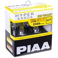 PIAA Hyper Arros Ion Yellow 2500KK H7 - Warm Yellow Light 2500K for Use in Extreme Conditions - Car Bulb