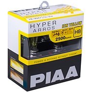 PIAA Hyper Arros Ion Yellow 2500KK H8 - Warm Yellow Light 2500K for Use in Extreme Conditions - Car Bulb