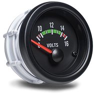Auto Gauge - el. Voltage, black - Dashboard Gauge