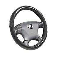 CAPPA Steering Wheel Cover CU-1508006 Black-Black - Steering Wheel Cover