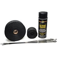 DEi Design Engineering Auspuffummantelung für 4-Zylinder Motoren, schwarz mit schwarzem Spray - Satz